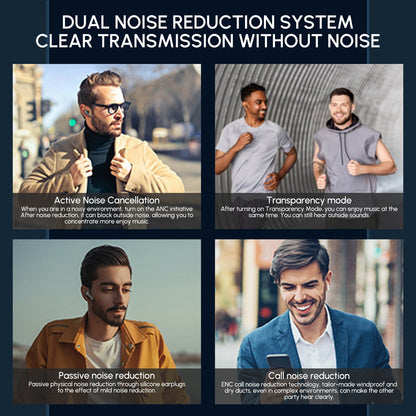 Dual Noise Cancelling True Wireless Earbuds – Immersive Sound & Ultimate Comfort