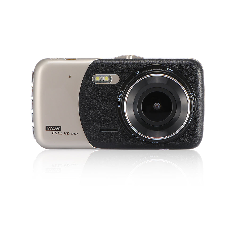 4" Dual Lens 1080P FHD Dash Camera – Complete Car Surveillance for Safety & Security