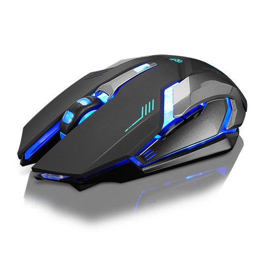 Stealth 7 Wireless Silent LED Gaming Mouse – Rechargeable & Ergonomic Design