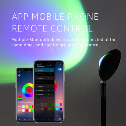 Remote Control Sunset Lamp – Customizable Ambient Lighting for Any Space