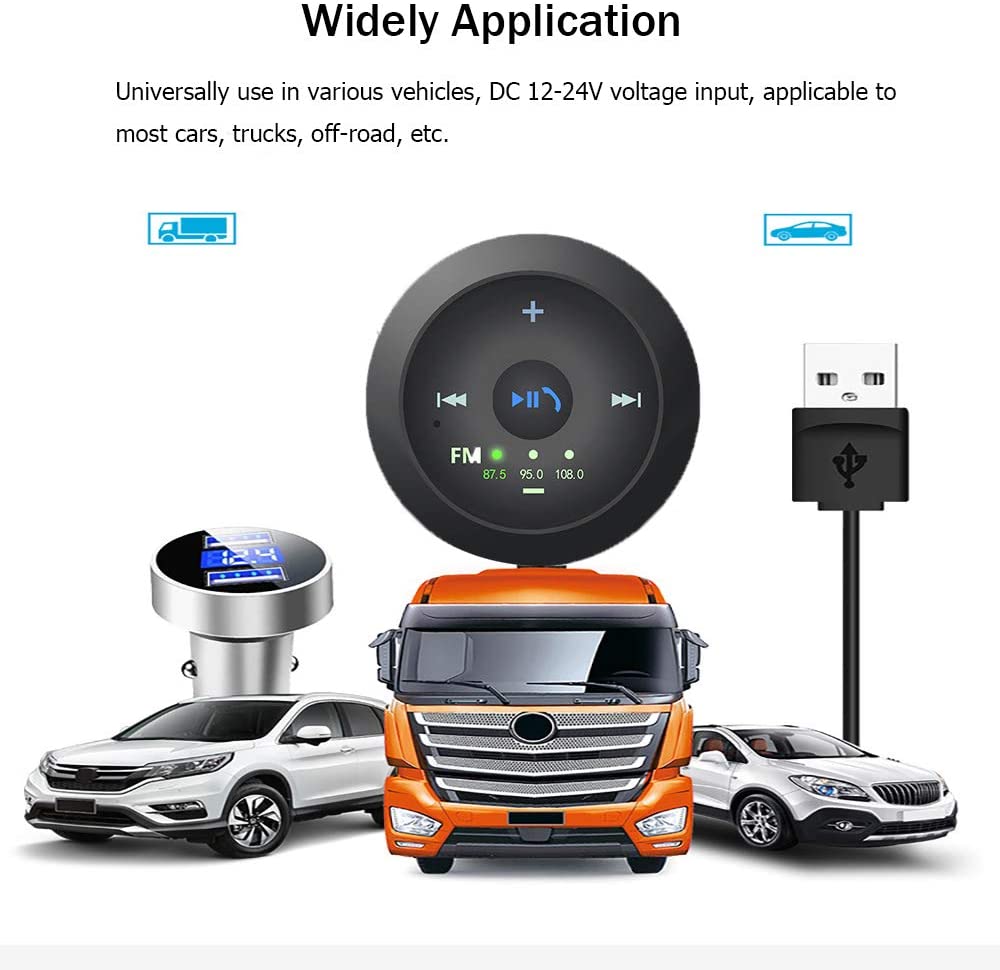 Car USB FM Transmitter & Bluetooth FM Receiver – Seamless Wireless Audio for Your Drive