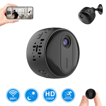 2MP 1080P HD WiFi Camera – Smart Home Security Mini Camcorder