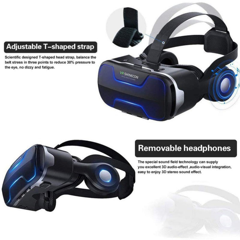 VR Gaming Headset with Wireless Controller – Immersive 3D Experience