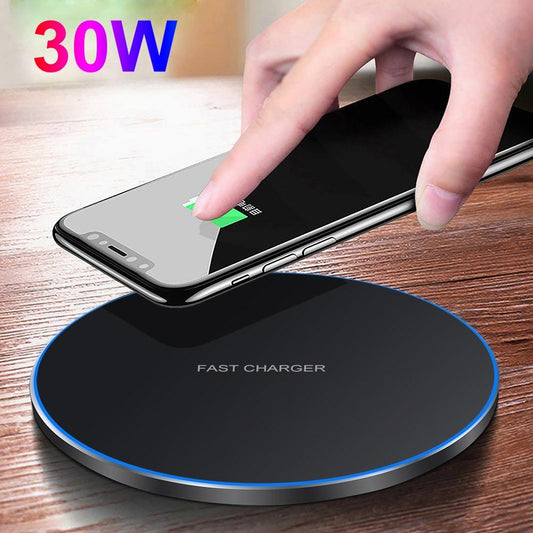 Dragon W9 30W Wireless Charging Pad – Ultra-Thin, Fast, and Powerful