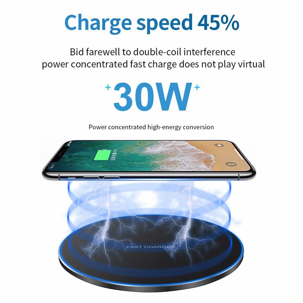 Dragon W9 30W Wireless Charging Pad – Ultra-Thin, Fast, and Powerful